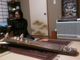 Mrs. Sekiguchi and koto