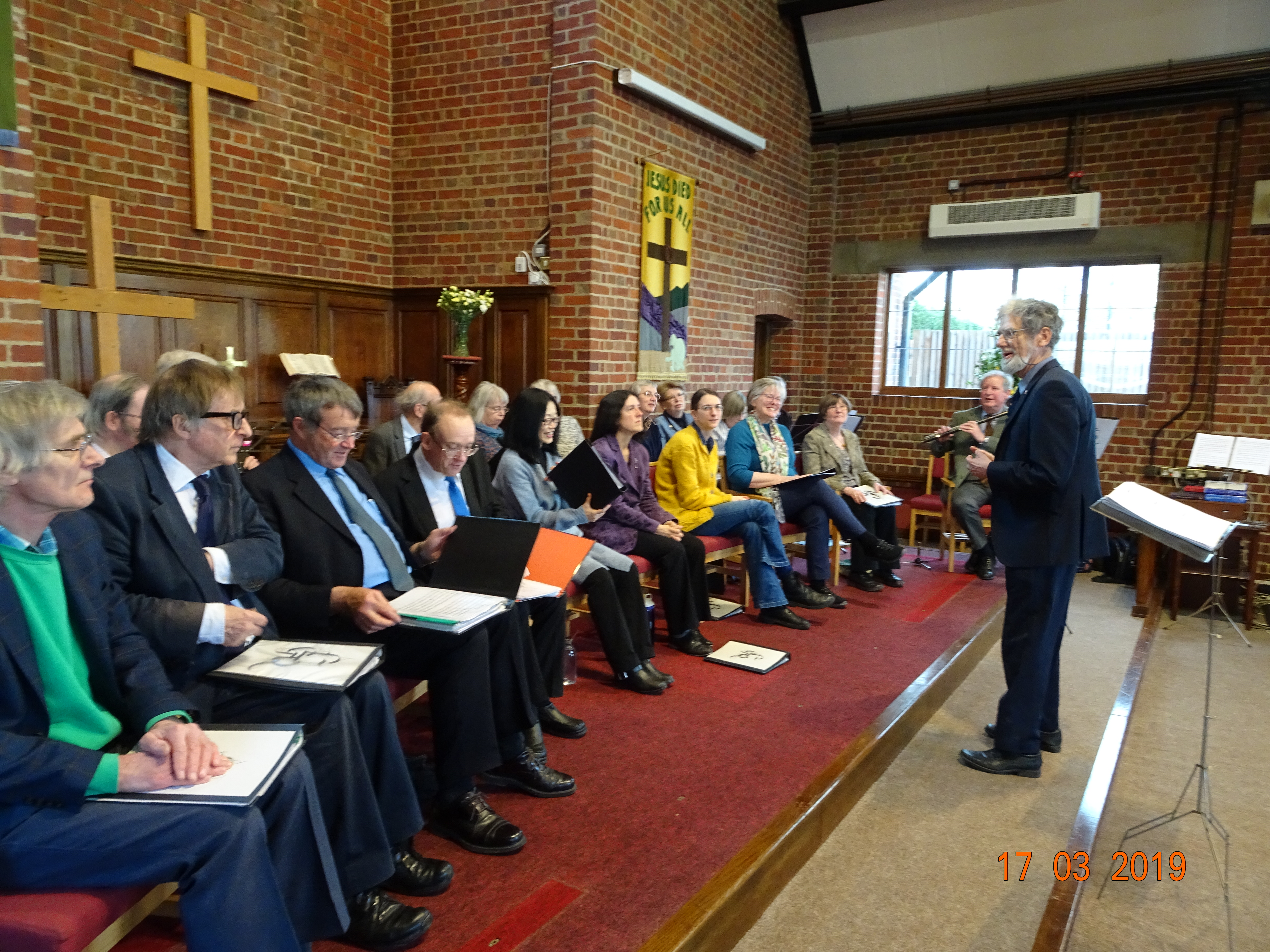 Quire at Burnt Ash Methodist church