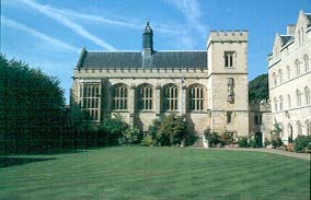 The dining hall, Pembroke College, Oxford